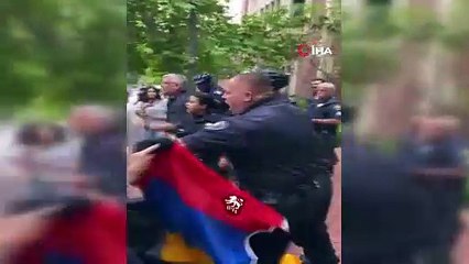 ABD'de Ermeni provokatörlerden çirkin saldırı