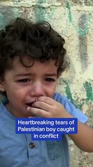 Savaşın izlerinin üzerinden silinmeyeceği Filistinli bir çocuk