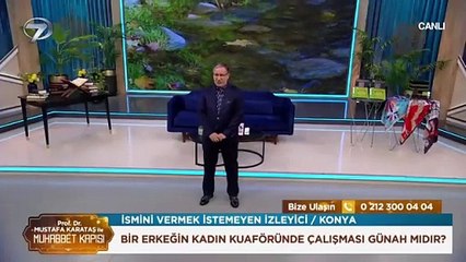 İlahiyatçı Prof. Dr. Mustafa Karataş'a sordular: "Bir erkeğin kadın kuaföründe çalışması günah mıdır?"
