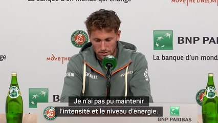 Roland-Garros - Ruud : "Cette douleur m'a empêché de jouer comme je le voulais"