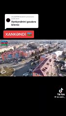 Azerbaycan'ın işgalden kurtardığı Hankendi havadan görüntülendi