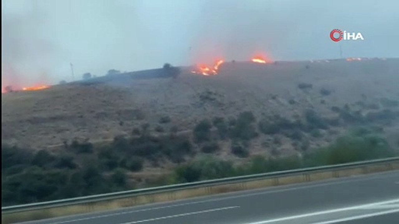 Malatya’da Dağlık Alanda Yangın