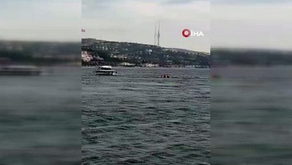İstanbul Boğazı'nın ortasında can pazarı