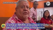 Manuel Huerta llama al 'PRIAN' a reconocer triunfo de la 4T; pide calma a morenistas