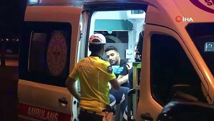 Hız yapan araç ağaca çarpıp takla attı: 3 yaralı