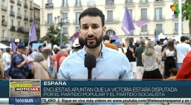 En España el partido Podemos cierra su campaña para los comicios de la Unión Europea el 9 de Junio