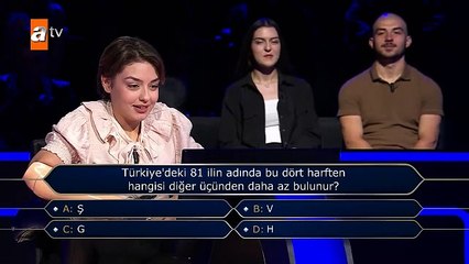 Kim Milyoner Olmak İster'de Rabia Birsen Güvercin 1 milyon liranın sahibi oldu