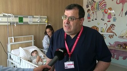 Şahdamarında baloncuk oluşan 1,5 yaşındaki Ahmet bebeğin mucize kurtuluşu