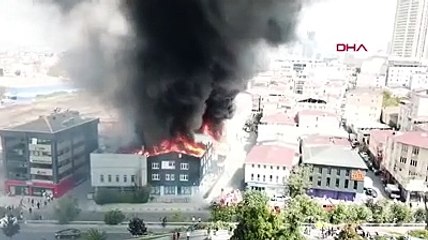 Ataşehir’de spor salonunda yangın