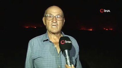 Sınırda korkutan yangın: Alevler Türkiye'ye doğru ilerliyor