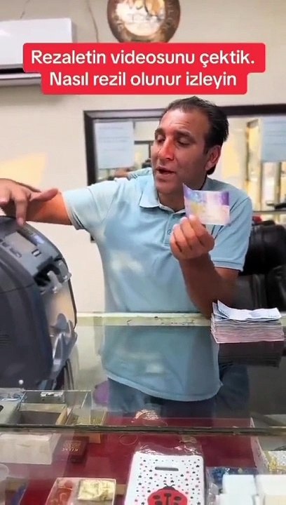 ‘Rezilliğin videosu, Say babam say’ 1000 İsviçre Frangının Türk lirası karşılığına para sayma makinesi bile dayanamadı
