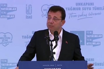 Ekrem İmamoğlu: Sığınmacılar yüzünden yüzde 20 daha fazla su tüketiliyor