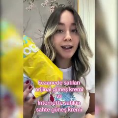 Eczacı kadın sahte güneş kremindeki tehlikeyi açıkladı