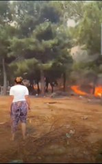 Çanakkale'de ki yangında büyük aile dramı