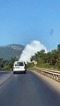 Bodrum’daki su hattı 3 bin 201’inci defa patladı. Su akar güldür güldür gel de yar beni güldür