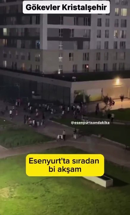 Esenyurt'ta araplar birbirine girdi ortalık savaş alanına döndü. 'Her gün olan şeyler'