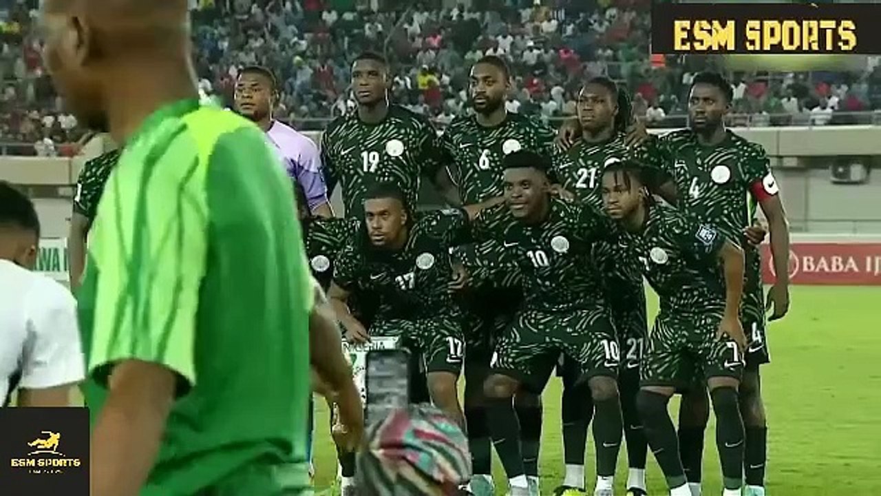 Nigeria Super Eagles vs South Africa 1-1 - Goals & Highlight - World Cup Qualifiers 2024 HD