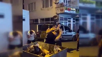 Kavgayı bekçinin bibergazı bitirdi