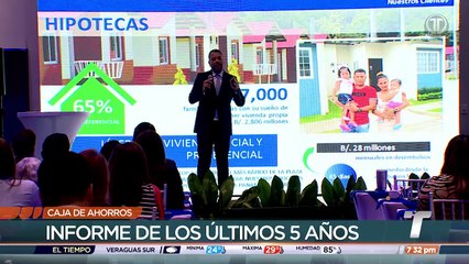 Caja de Ahorros presentó su informe correspondiente al período 2019-2024