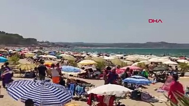 Beklenen rüzgar ve fırtına nedeniyle Şile'de denize girmek yasaklandı