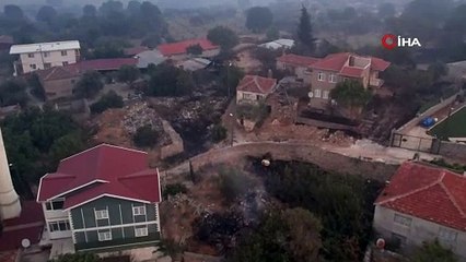 Çanakkale'deki yangının felaketi gün ağarınca ortaya çıktı