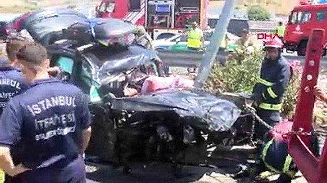 Lastiği patlayan TIR cipe çarptı, anne ve çocuğunu hayattan kopardı