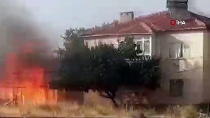 Ankara’da kırsal alanda korkutan yangın