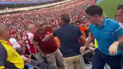 Hazırlık maçında yumruk yumruğa kavga