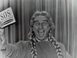 1960s SOS scrubbing pads TV commercial - Durwood Kirby & Dorothy Loudon