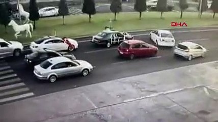 Düğün konvoyunda drifte ceza yağdı