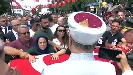 Şehitlere veda. Bu vatan sizi hiç unutmayacak