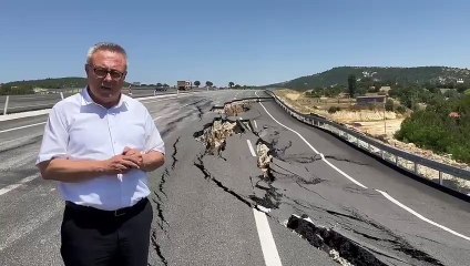 "Bakan gelecek" diye açılan yol 3 ayda bu hale geldi