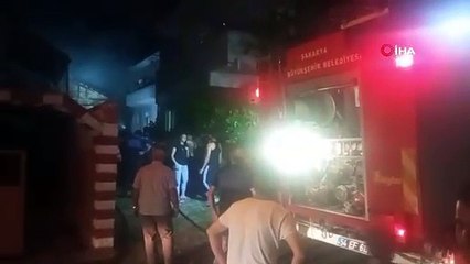 Samanlık alev alev yandı