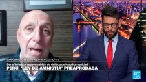 José Cueto: 'No hay un terrorista en Perú que haya sido juzgado por delitos de lesa humanidad'