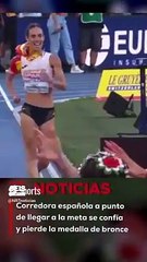 Laura García-Caro se confió en exceso y acabó siendo adelantada en los últimos metros