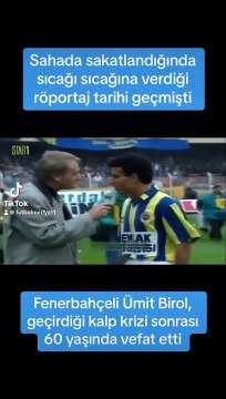 Hayatını kaybeden Ümit Birol'un göz yaşartan röportajı ortaya çıktı. Fenerbahçe formasıyla yerde kıvranırken bakın ne söylemişti