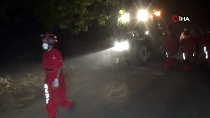 Çanakkale’deki yangına havadan ve karadan müdahale