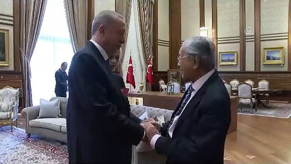 Erdoğan, eski Malezya Başbakanı Muhammed'i kabul etti