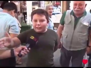 Küçük çocuğun ‘Bahçeli’ taklidi gülümsetti