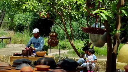 Mutton Kulcha Recipe_ Making Crispy Mutton Kulcha in Mud Tandoor Il