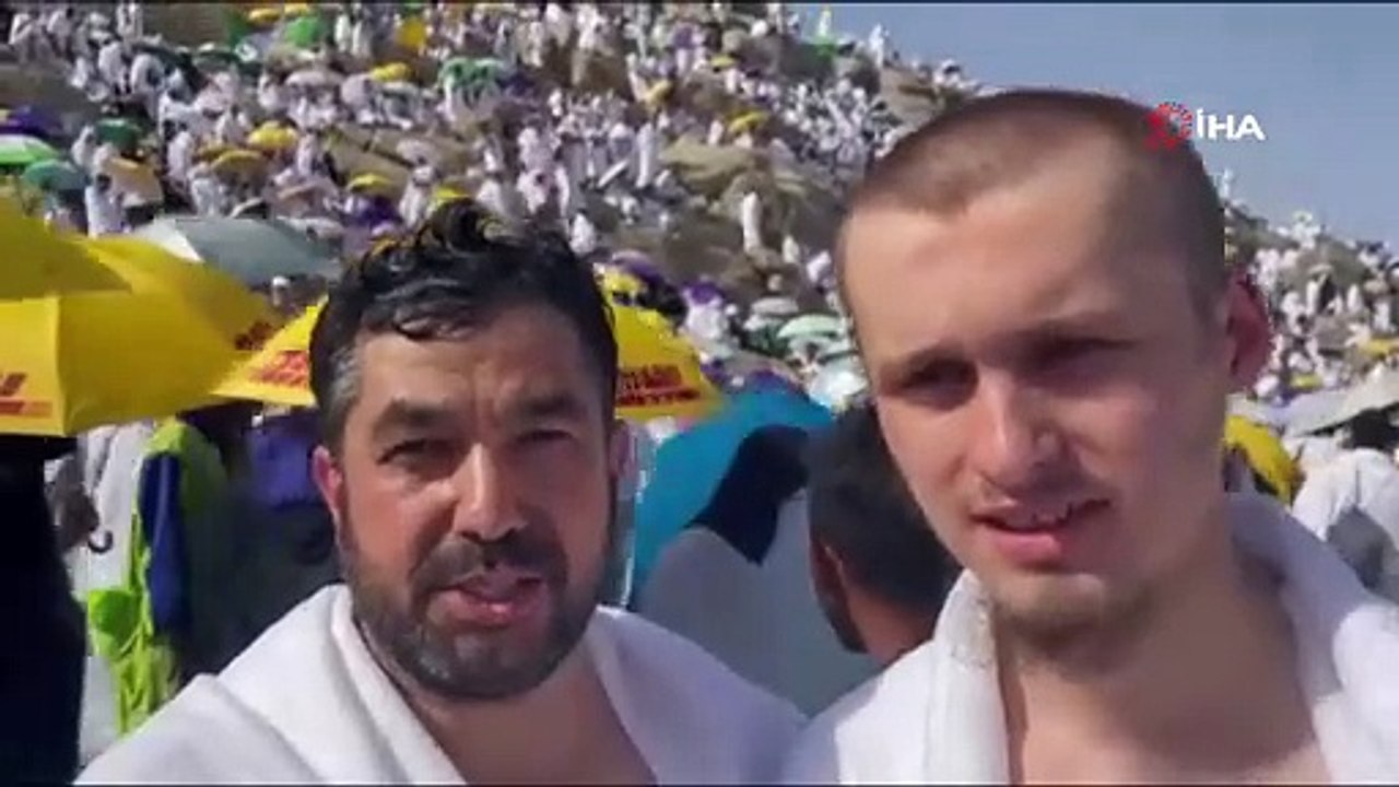 Hicri 1444 yılının hacıları Arafat'ta toplandı