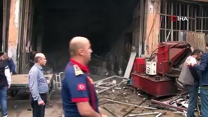 Hurda dükkanındaki patlamada 1 kişi öldü