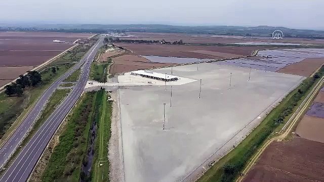 İpsala Sınır Kapısı yakınındaki tır parkında sona doğru