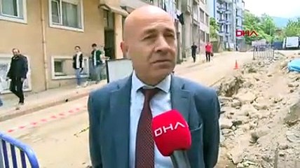 Doğalgaz kazısında bulundu görenlerin gözlerini alamadı. Bölgeye emniyet şeridi çekildi