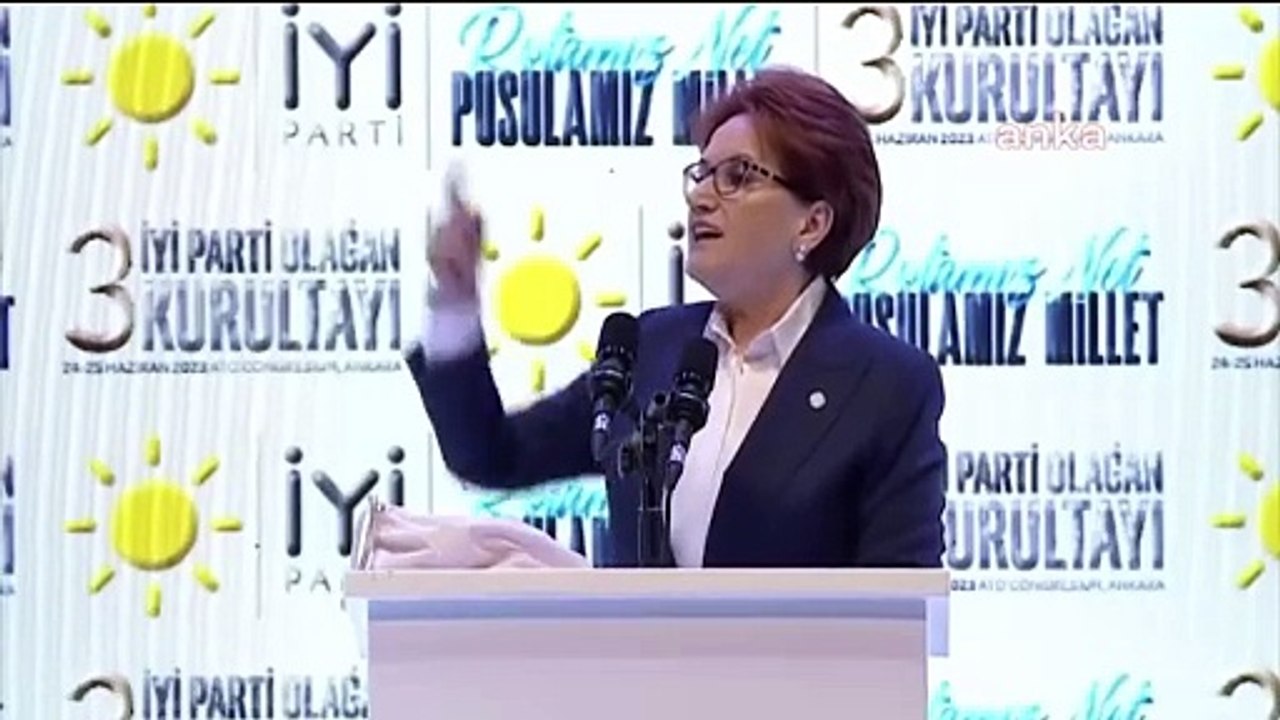 Akşener: Yeni bir siyasi zemin kuracağız, yeni bir yol açacağız