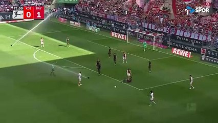 Almanya Ligi'nde böylesi görülmedi. Maç sırasında çim sulama sistemi devreye girdi