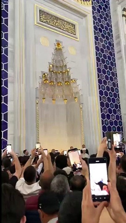 Erdoğan ikinci tur öncesi yine camide miting yaptı