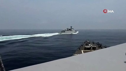 ABD ve Çin ordusu burun buruna geldi. Tayvan Boğazı'nda sıcak saatler