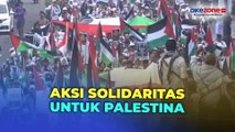 Ribuan Orang di Bandung Turun ke Jalan Kecam Genosida Israel terhadap Palestina
