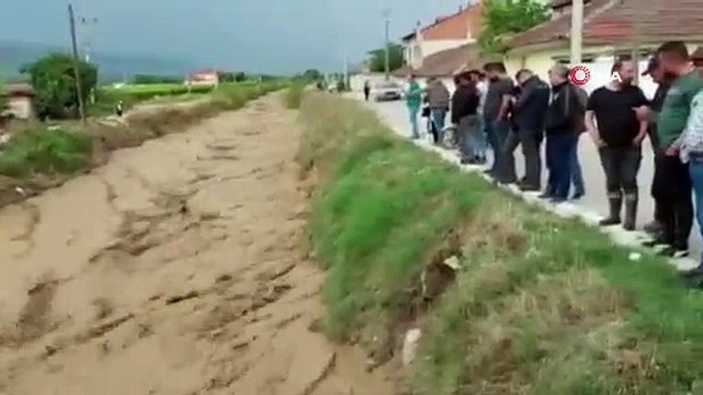 Manisa'nın Sarıgöl Ovası'nı sel vurdu